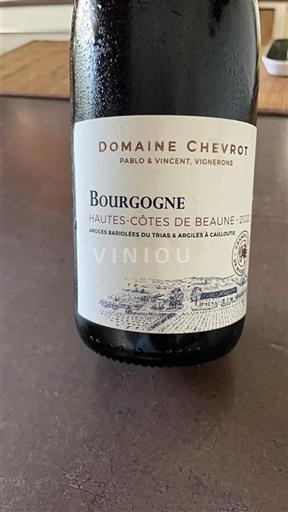 Burgundi Beaunen Ylämaat Domaine Chevrot 2022