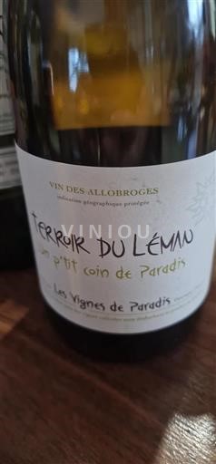Alpen und Rhônetal Weine der Allobroger Les Vignes De Paradis Un p'tit coin de paradis 2022