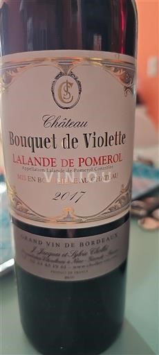Burdeos Lalande-de-Pomerol Bouquet De Violette 2017