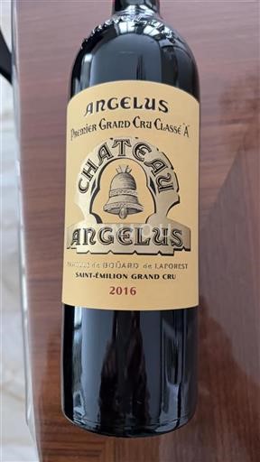 Bordeaux Saint-Émilion Grand Cru Grand Cru Château Angélus 2016