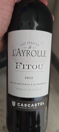 Linguadoca Fitou Cascatel Les Hauts de l'Ayrolle 2022
