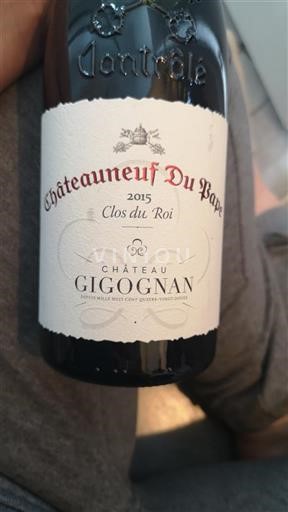 Rhônedalen Châteauneuf-du-Pape Château Gigognan Clos du Roi 2015