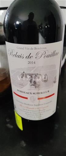 Bordeaux Bordeaux Supérieur Relais de Pouillac 2014