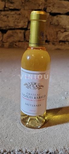 Bordeaux Sauternes Château Sigalas Rabaud 2012