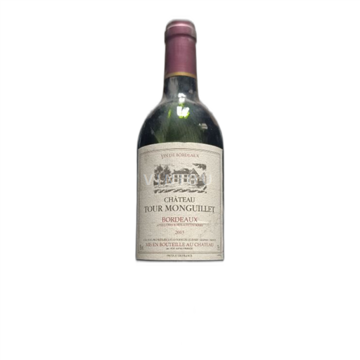 Vin Rouge sec Château Tour Monguillet 2003 France Bordeaux