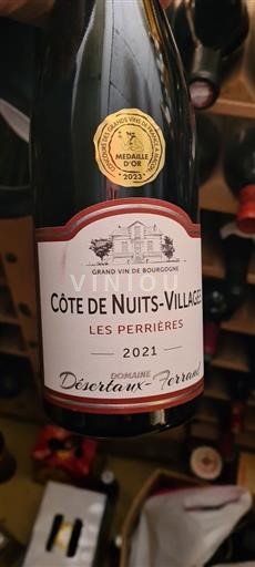 Bourgogne Côte de Nuits-Villages Desertaux Ferrand Les Perrières 2021
