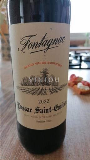 Bordeaux Lussac-saint-émilion Fontagnac 2022