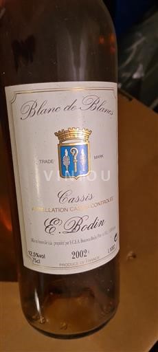 Provenza Cassis E. Bodin Blanc de Blancs 2002