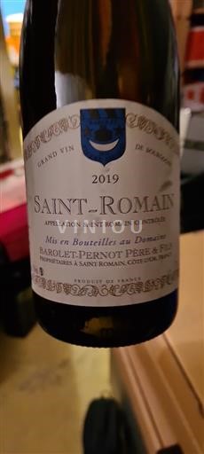 Burgundsko Saint-Romain Grand Cru Baroletpernot Père & Fils 2019