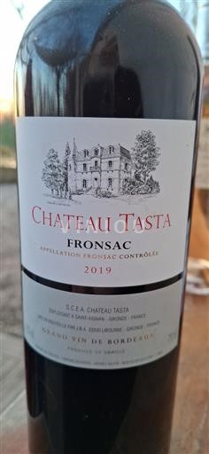 Bordeaux Fronsac Château Tasta 2019