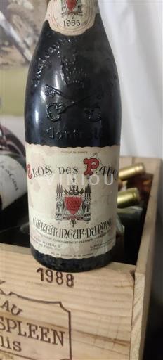 Rhônen laakso Châteauneuf-du-Pape Clos Des Papes 1985