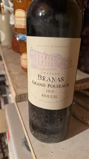 Bordeaux Moulis-en-Médoc Château Branas Grand Poujeaux 2010