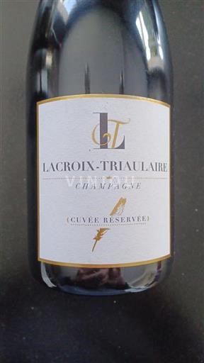 Champagne Lacroixtriaulaire Réservée Ikke årgangsbestemt