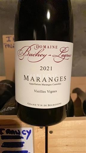 Borgogna Maranges Domaine Bacheylegros Vieilles Vignes 2021
