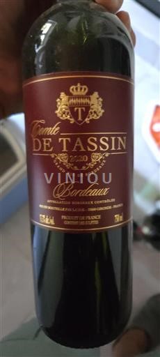 Bordeaux Comte De Tassin 2020