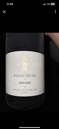 Vallée de la Loire Château Fossesèche Arcane 2020