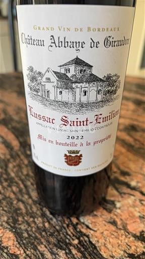 Bordeaux Lussac-saint-émilion Château Abbaye De Girandou 2022