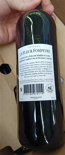 Bordeaux Castillon-côtes-de-bordeaux Château La Fleur Fompeyre 2022