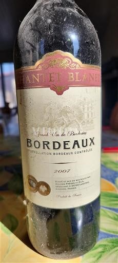 Bordeaux Château Chantet Blanet 2007