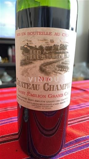 Bordeaux Saint-Émilion Grand Cru Grand Cru Château Champion 2016