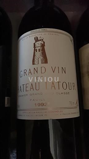 Bordeaux Pauillac Grand Cru Château Latour Grand Vin 1992