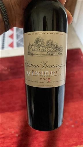 Bordeaux Pomerol Château Beauregard 2003