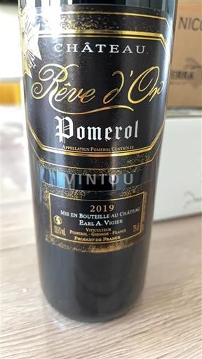 Bordeaux Pomerol Château Rêve Or 2019