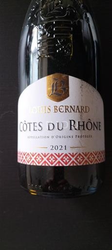 Rhônevallei Côtes-du-rhône Louis Bernard 2021
