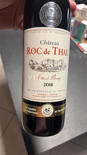 Bordeaux Côtes-de-bourg Château Roc De Thau 2018