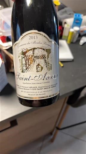 Beaujolais Saint-Amour Domaine Moulin Berger 2013