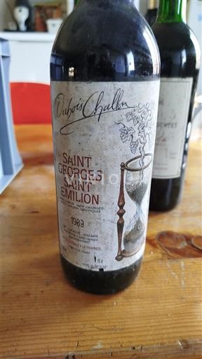 Bordeaux Saint-Georges-Saint-Émilion Château Dubois Challon 1989
