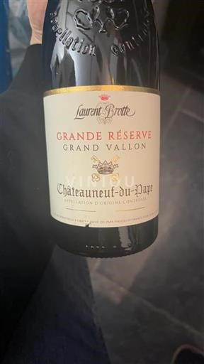 Vale do Ródano Châteauneuf-du-Pape Laurent Brotte Grande Réserve Não Sazonado