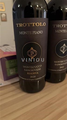 Toscana Montecucco Sangiovese Trottolo Monte Piano 2020