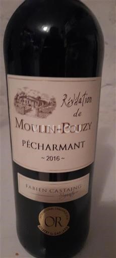 Jihozápad Pécharmant Moulinpouzy Révélation 2016