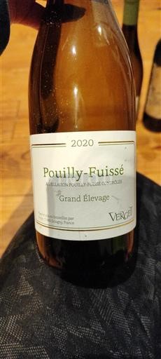 Burgund Pouilly-fuissé Verget Grand Élevage 2020