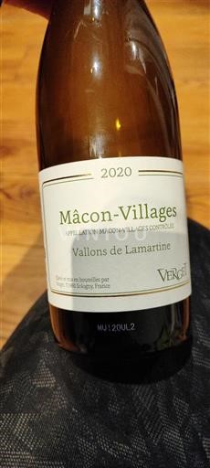 Burgundy Mâcon and Mâcon-Villages Verget Vallons de Lamartine 2020