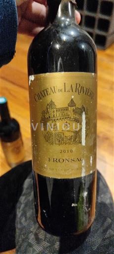 Bordeaux Fronsac Château La Rivière 2010