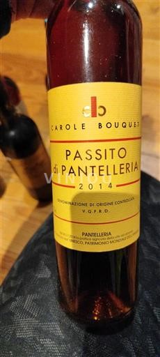 Sicílie Moscato di Pantelleria Carole Bouquet Passito di Pantelleria 2014