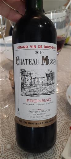 Bordeaux Fronsac Château Musseau 2010