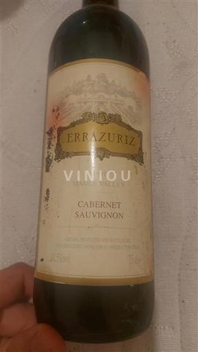 Valle del Maule No especificado Errazuriz 1991