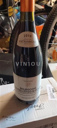 Borgoña Hautes Côtes de Beaune Patriarche 2016