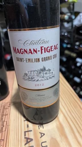 Bordeaux Saint-Émilion Grand Cru Grand Cru Château Magnanfigeac 2012