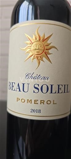 Bordeaux Pomerol Château Beau Soleil 2018