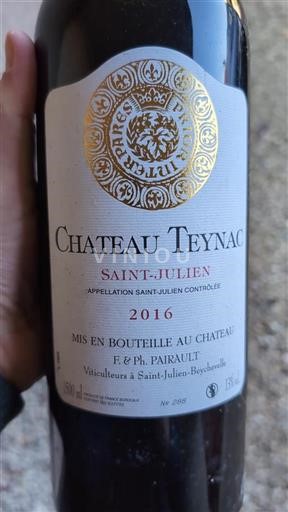 Bordeaux Saint-Julien Château Teynac 2016