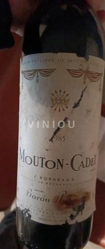Bordeaux Mouton Cadet 1985