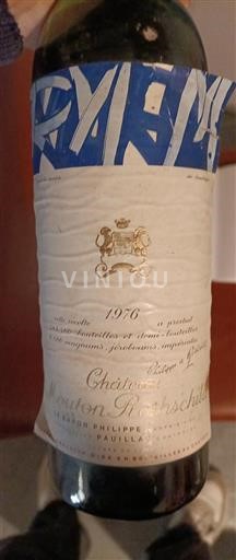 Bordeaux Pauillac Grand Cru Château Mouton Rothschild 1976