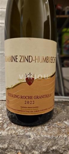 Alzacija Ni doloceno Domaine Zindhumbrecht 2022