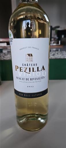 Roussillon Muscat de Rivesaltes Château Pezilla 2023