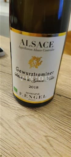 Alsace Domaine F. Engel Sélection de Grains Nobles 2018