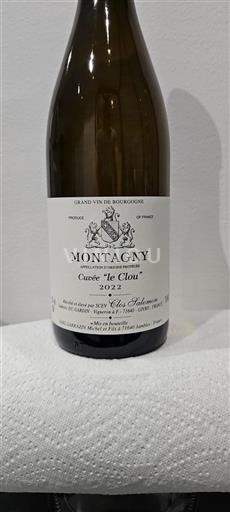Bourgondië Montagny Domaine Clos Salomon le Clou 2022